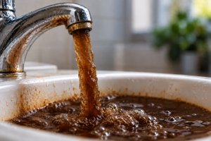 Що тече з кранів олевчан? Лабораторія знову зафіксувала значне перевищення заліза
